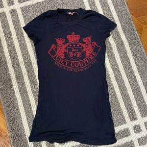 Y2K Vintage Juicy Couture original logo tshirt
